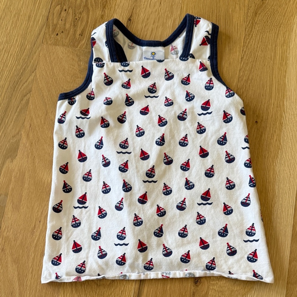 Florence Eiseman Sailboat Tank Top
